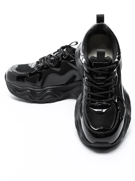 Pantofi Sport Dama din piele naturala 919-1 Negru | Adv... » MeiMei.Ro