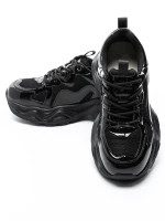 Pantofi Sport Dama din piele naturala 919-1 Negru | Adv... » MeiMei.Ro