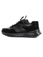 Pantofi Sport Barbati din piele naturala 8077 BLACK | ADVANCER
