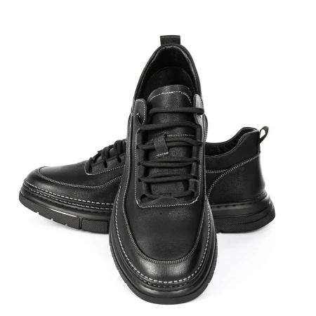 Pantofi Casual Barbati WM807 Negru-Alb | Advancer » MeiMei.Ro