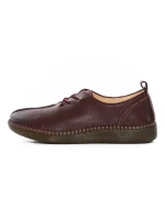 Pantofi Casual Dama din piele naturala SC9520 Visiniu |... » MeiMei.Ro