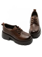 Pantofi Casual Dama din piele naturala 66922 BROWN | ADVANCER