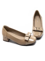 Pantofi cu toc din piele naturala TP3201-1 APRICOT | ADVANCER