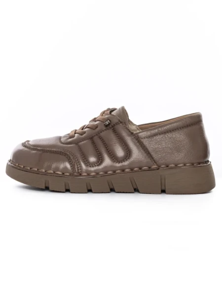 Pantofi Casual Dama din piele naturala KM2583 APRICOT | FORMAZIONE