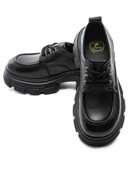 Pantofi Casual Dama din piele naturala KM1607 BLACK | FORMAZIONE