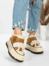 Ghete Dama din piele naturala 5W53 YELLOW | PANTOFUL