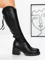 Cizme Dama 3WL15 Negru » MeiMei.Ro