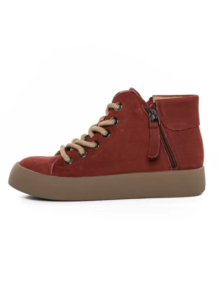 Ghete Dama din piele naturala 639-88 RED | ADVANCER