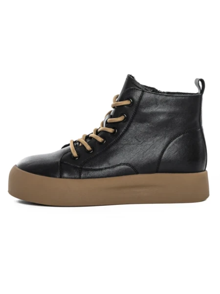 Ghete Dama din piele naturala 98883 BLACK | ADVANCER