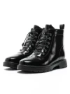 Ghete Dama din piele naturala E0931-10 BLACK | ADVANCER