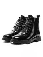 Ghete Dama din piele naturala E0931-10 BLACK | ADVANCER