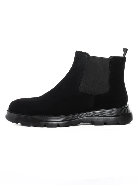 Ghete Barbati din piele naturala Z190330 Negru | Advancer » MeiMei.Ro