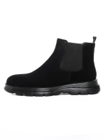 Ghete Barbati din piele naturala Z190330 Negru | Advancer » MeiMei.Ro