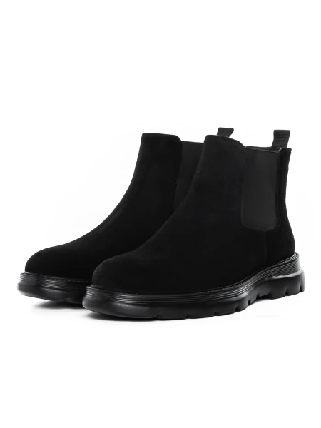 Ghete Barbati din piele naturala Z190330 Negru | Advancer » MeiMei.Ro