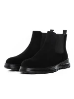 Ghete Barbati din piele naturala Z190330 Negru | Advancer » MeiMei.Ro