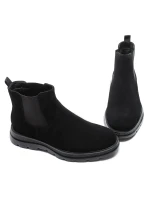 Ghete Barbati din piele naturala Z190330 Negru | Advancer » MeiMei.Ro