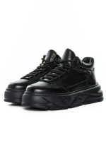 Ghete Barbati din piele naturala 225-5 BLACK | ADVANCER