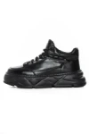 Ghete Barbati din piele naturala 225-5 BLACK | ADVANCER