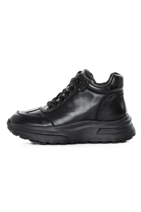 Ghete Dama din piele naturala 81168 BLACK | ADVANCER