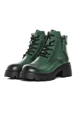Ghete Dama din piele naturala 8099-2 GREEN | ADVANCER