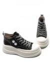 Ghete Dama din piele naturala KM3817 BLACK | ADVANCER
