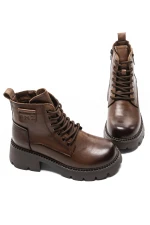 Ghete Dama cu Platforma 8099 Maro » MeiMei.Ro