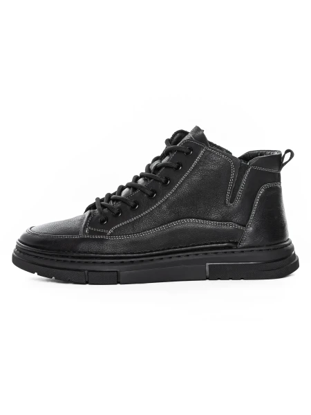Ghete Barbati din piele naturala M999336 Negru | Advancer » MeiMei.Ro