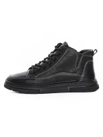 Ghete Barbati din piele naturala M999336 Negru | Advancer » MeiMei.Ro