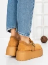 Ghete Dama cu Platforma 58WL18 YELLOW | MEI