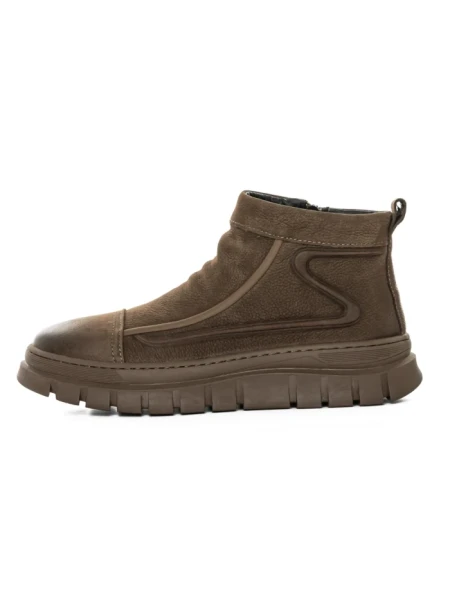 Ghete Barbati din piele naturala 5787 BROWN | ADVANCER