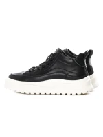 Ghete Barbati din piele naturala 7793 BLACK | ADVANCER