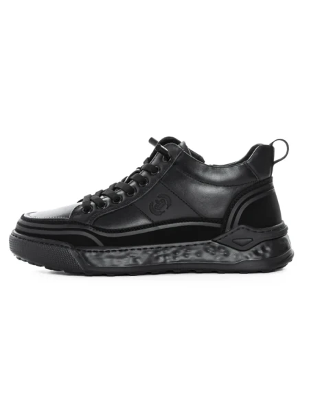 Ghete Barbati din piele naturala 88805 BLACK | ADVANCER