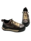 Ghete Barbati din piele naturala 88805 BROWN | ADVANCER