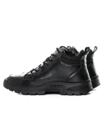 Ghete Barbati din piele naturala 7797 BLACK | ADVANCER