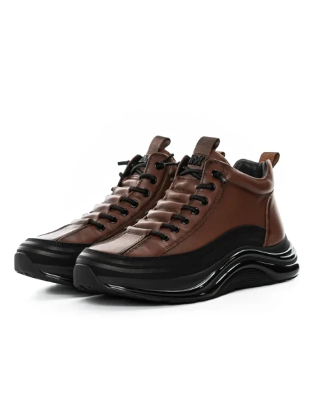 Ghete Barbati din piele naturala M668 BROWN | ADVANCER
