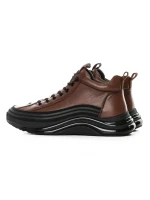 Ghete Barbati din piele naturala M668 BROWN | ADVANCER
