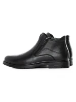 Ghete Barbati din piele naturala L225311 BLACK | ADVANCER