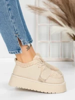 Ghete UG Dama 8750 LIGHT BEIGE | MEI