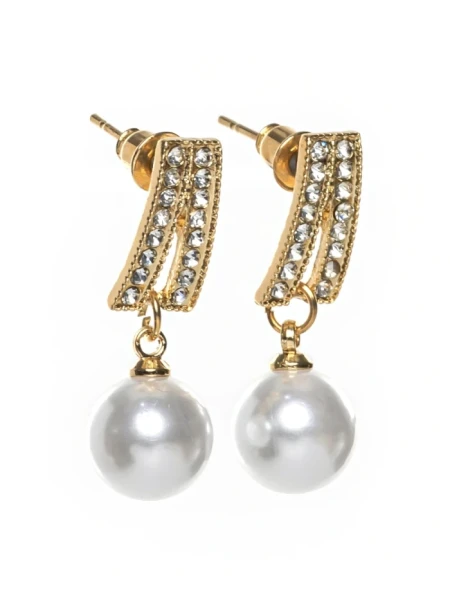 Cercei de Dama CRC048 Auriu | Mei Cercei CRC048 AURIU | MEI