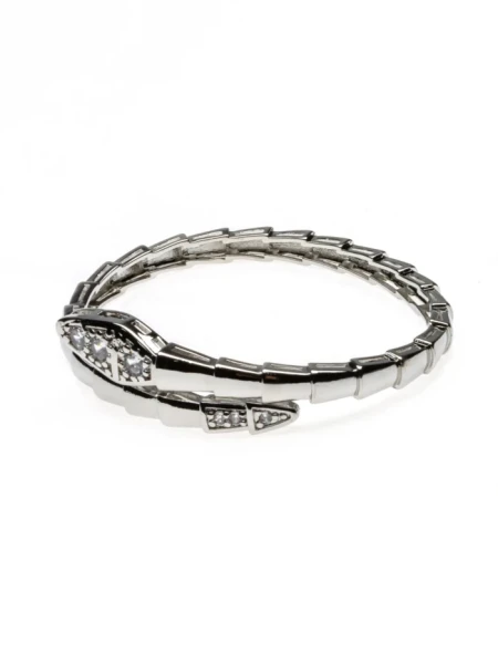 Set Bratara + Inel Dama BR025 Argintiu | Mei Set Bratara + Inel BR025 ARGINTIU | MEI