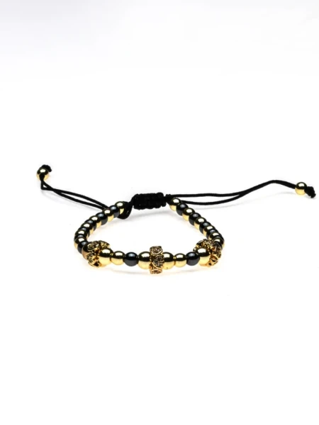 Bratara de Dama BR034 Auriu-Negru | Mei Bratara BR034 AURIU-NEGRU | MEI