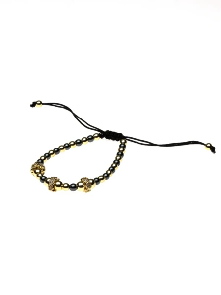 Bratara de Dama BR034 Auriu-Negru | Mei Bratara BR034 AURIU-NEGRU | MEI