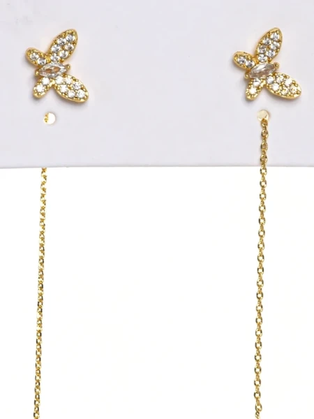 Cercei de Dama CRC033 Auriu | Mei Cercei CRC033 AURIU | MEI