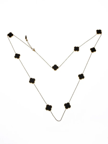 Colier de Dama YP-38 Auriu-Negru | Mei Colier YP-38 AURIU-NEGRU | MEI