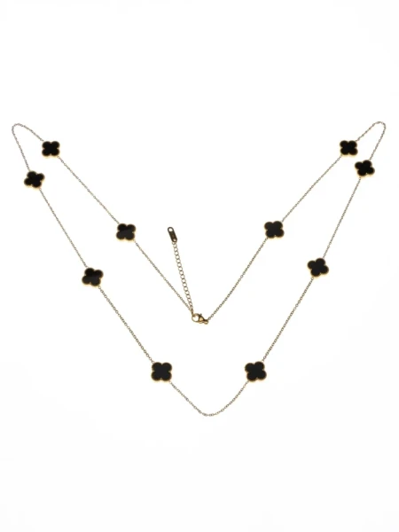 Colier de Dama YP-40 Auriu-Negru | Mei Colier YP-40 AURIU-NEGRU | MEI