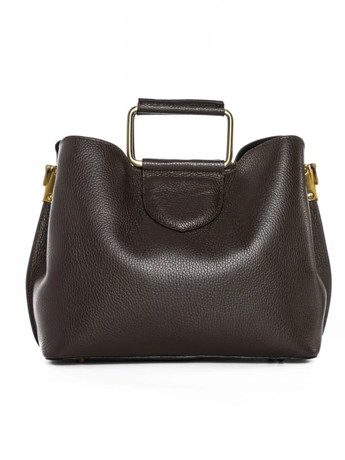 Genti Dama Din Piele Naturala GD52 DARK BROWN | FORSETI