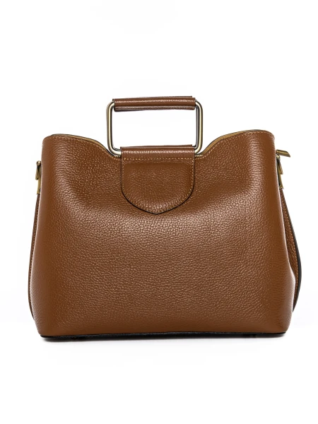 Geanta de mana din Piele Naturala GD52 Maro | Forseti » MeiMei.Ro