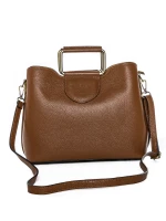 Geanta de mana din Piele Naturala GD52 Maro | Forseti » MeiMei.Ro