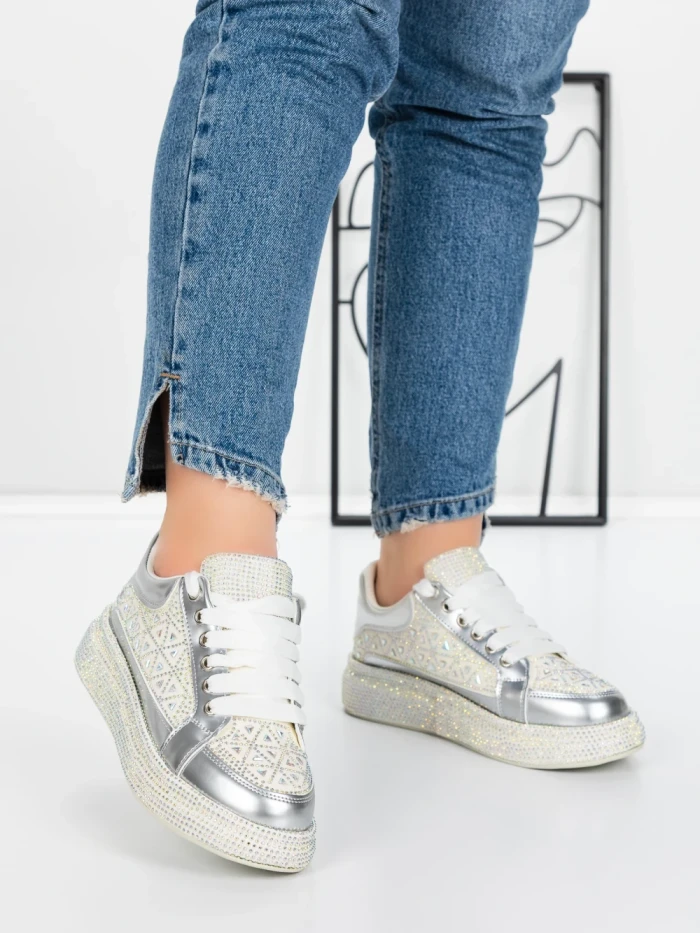 Sneakers Dama 5WL91 SILVER | MEI