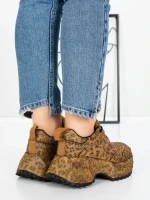 Pantofi Sport Dama cu Platforma 5WL93 LEOPARD PRINT | MEI